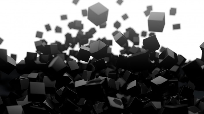 графика абстракция 3D куб graphics abstraction cube