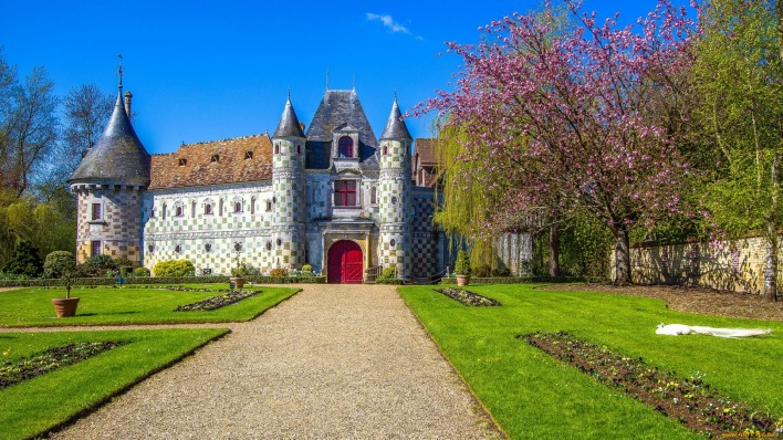 chateau saint-germain-de-livet страны архитектура