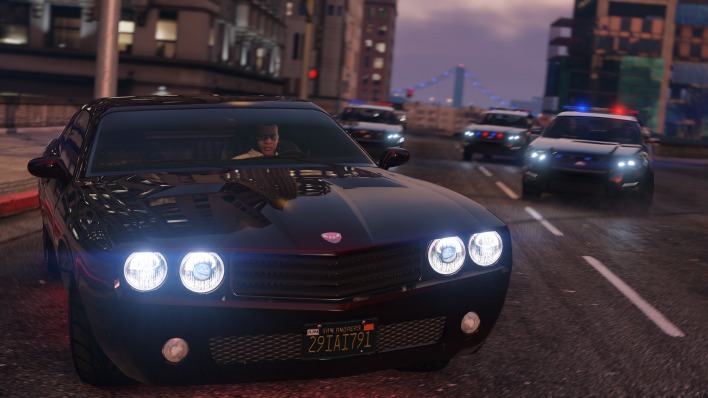 черный автомобиль GTA 5 игра