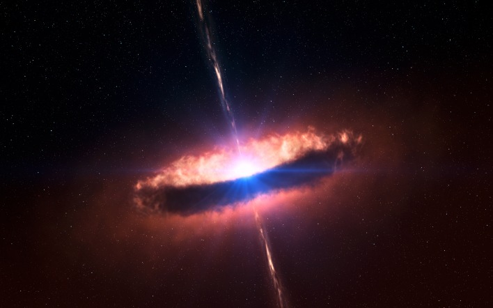 Взрыв квазар звезда