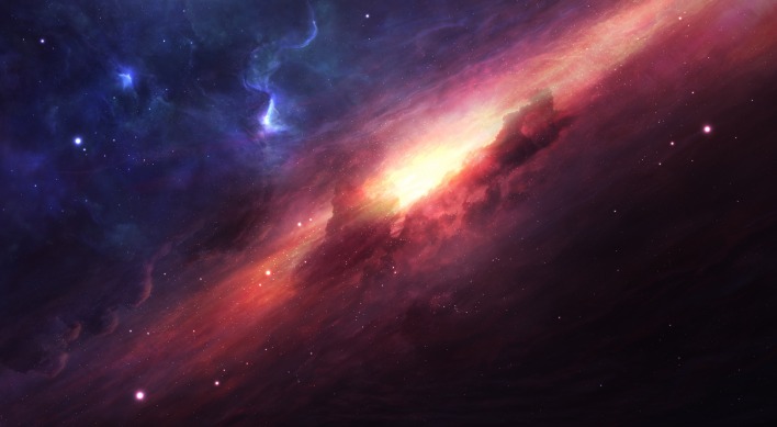 галактика космос туманность свечение