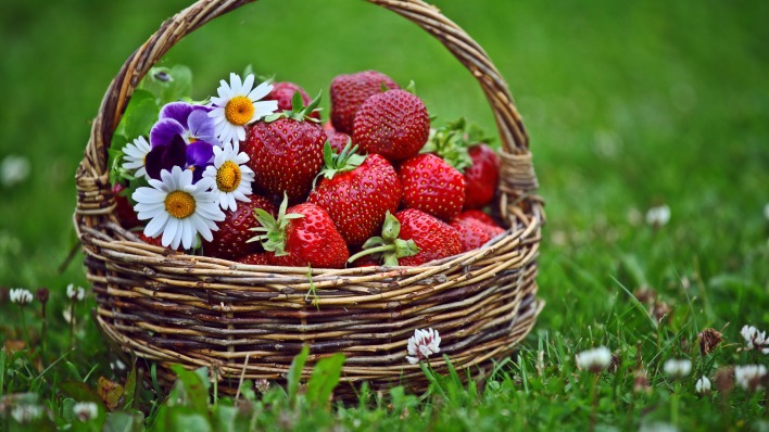 клубника корзина strawberry basket