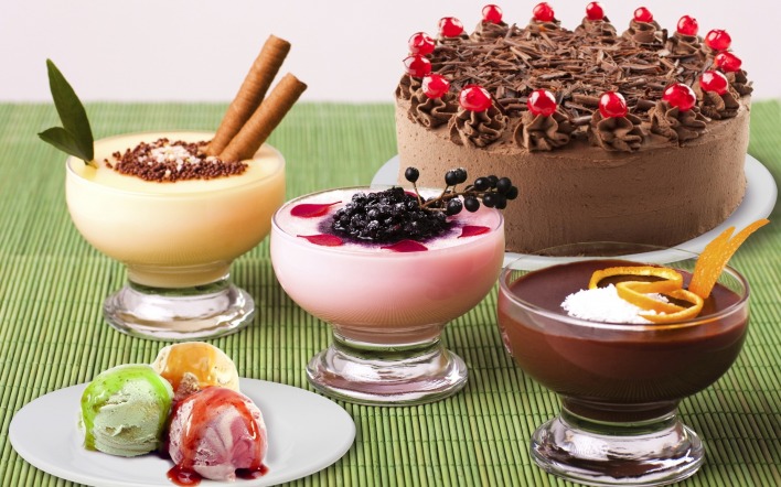 десерт ассорти торт мороженое