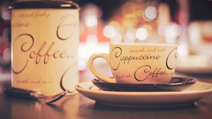 кофе капучино чашки надписи