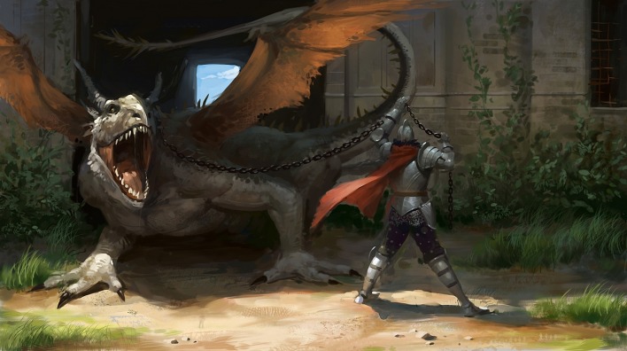 Рыцарь с драконом