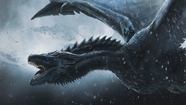 дракон полет лед