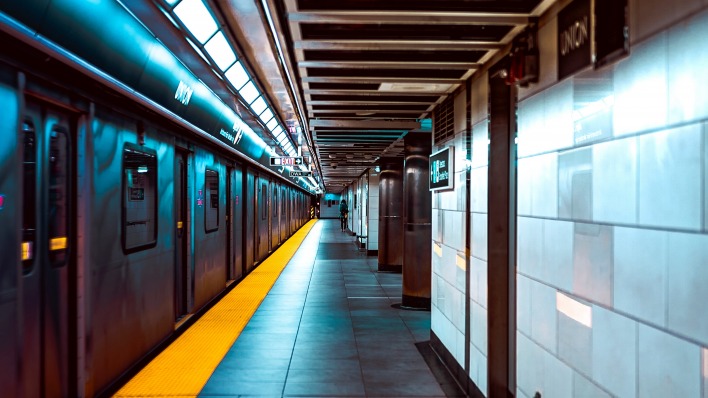 метро поезд подземка