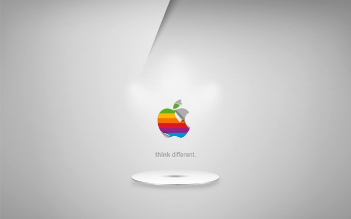 Apple в радуге