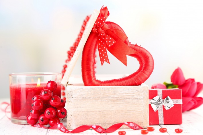 сердце коктейль ягоды