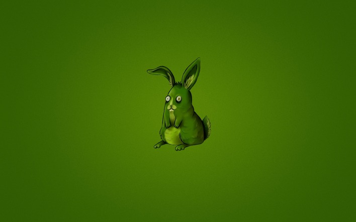 кролик зеленый