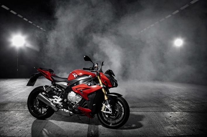 мотоцикл туман красный
