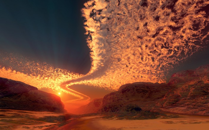 природа небо облако пустыня