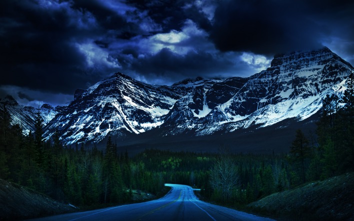 Горы мрак дорога