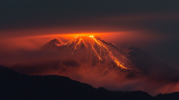 природа вулкан извержение