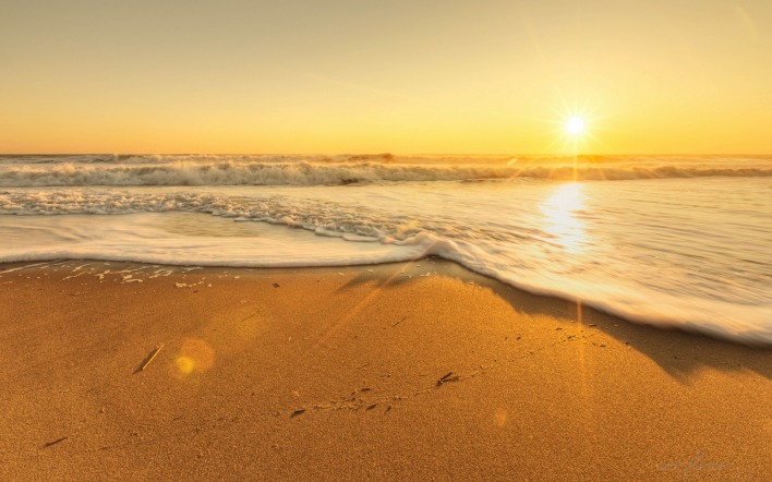 природа море пляж песок солнце