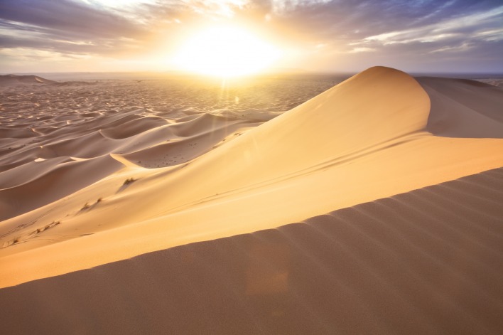 природа пустыня солнце