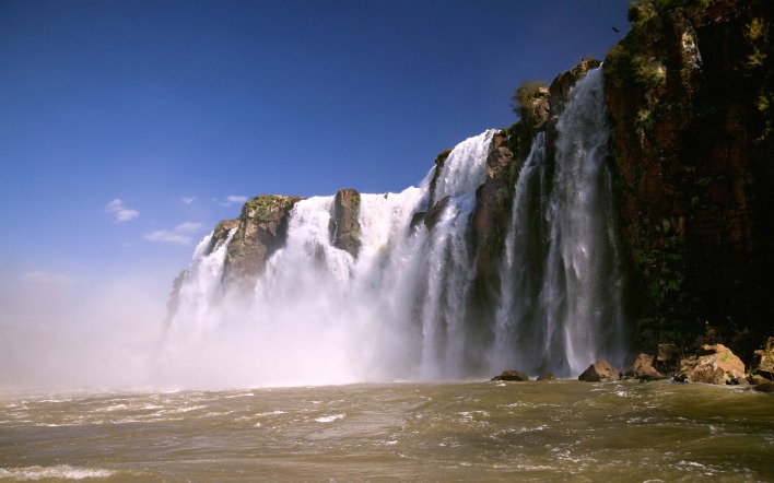 водопад waterfall