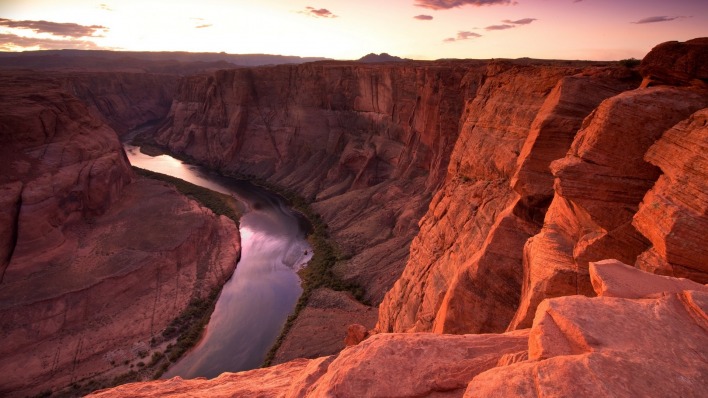 природа река Колорадо США каньон grand canyon