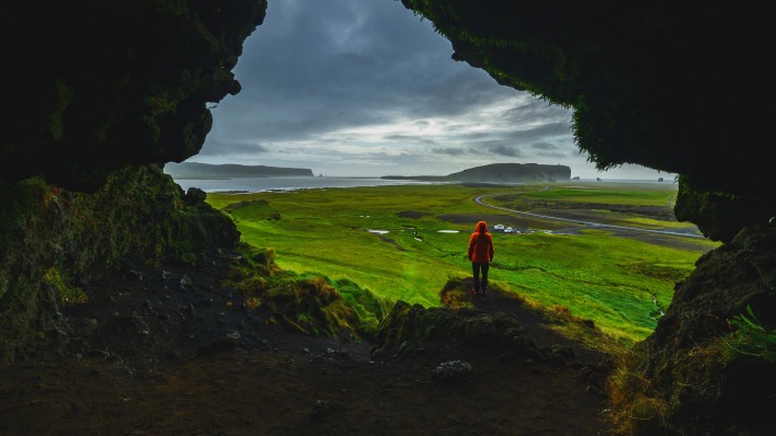 пещера исландия горизонт