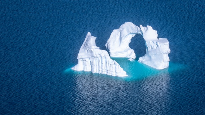 айсберг море вода лед