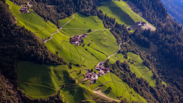 гора склон швейцария зелень