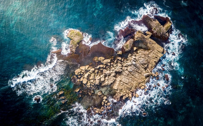 остров камни скалы море