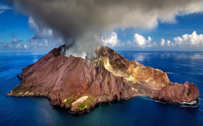 вулкан извержение остров