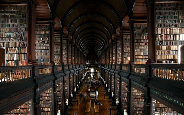 библиотека Тринити колледж Дублин