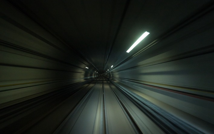 тоннель скорость метро