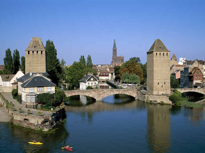 Petite France District, Strasbourg, Alsace, France
