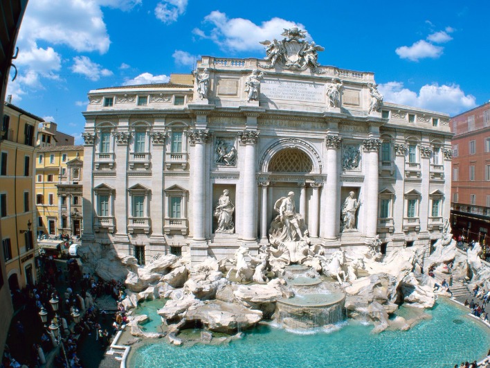 Trevi Fountain, Rome, Italy (Фонтан, Италия Рим)