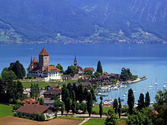 Lake Thun, Spiez, Switzerland