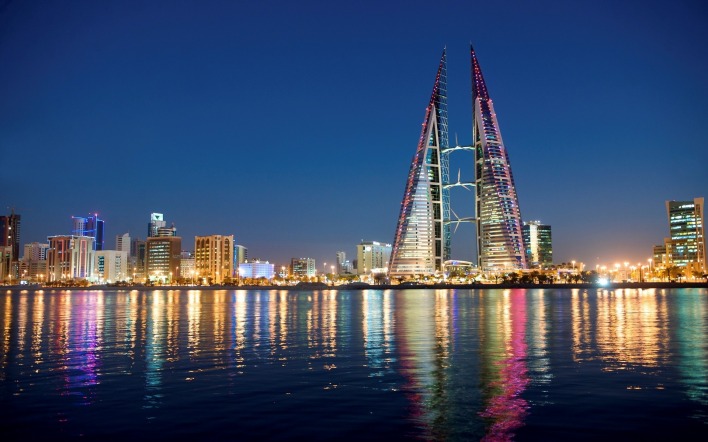 бахрейн королевство ночь огни