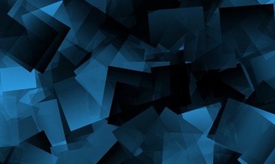 абстракция кубики синие