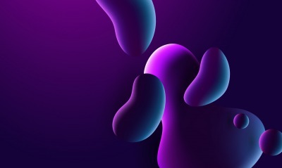 абстракция фиолетовый пузыри