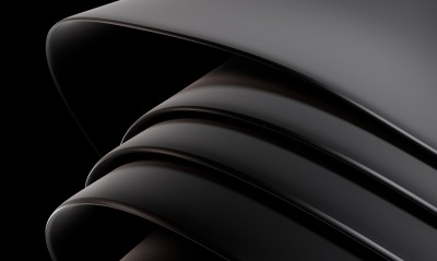 абстракция фигура черная изгиб