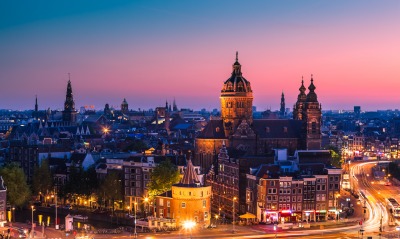 архитектура город страны Базилика Святого Николая Амстердам