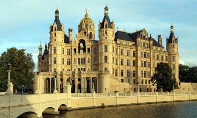 страны архитектура Шверинский замок Германия