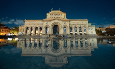 страны архитектура вечер Армения музей