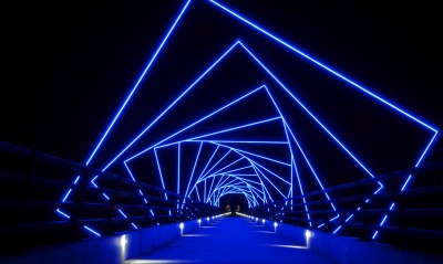 мост, подсветка