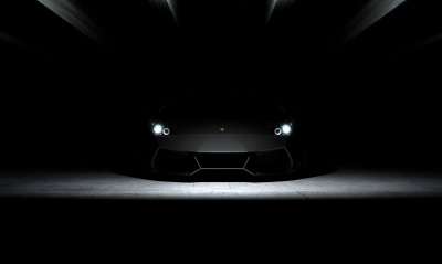 Lamborghini Ламборгини в темноте