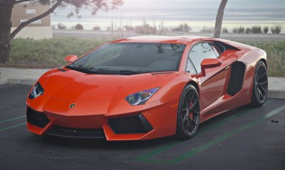Lamborghini Ламборгини красная
