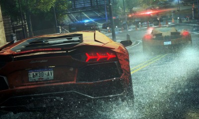 Lamborghini Дождь брызги