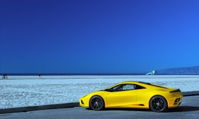 природа автомобиль желтый горизонт nature car yellow horizon