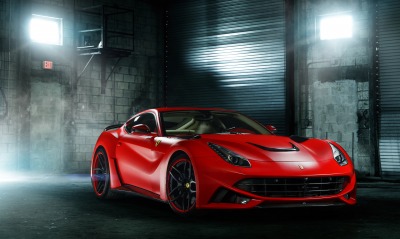Ferrari красный гараж