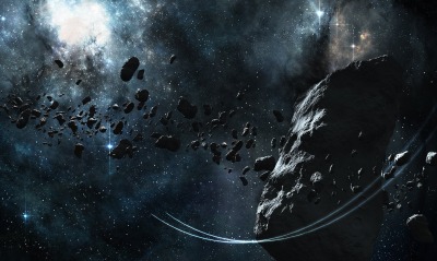 астероиды космос звезды