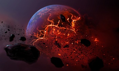 планета армагедон астероиды огонь