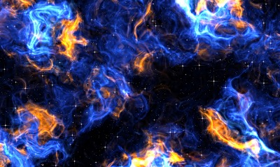 туманность звезды цвета огонь и лед