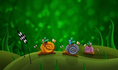 графика рисунок улитки гонка graphics figure snails race