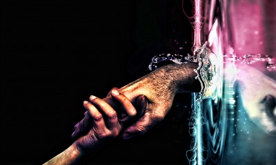 креативное руки вода